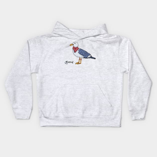 Seagull: Trash Gangster Kids Hoodie by nonbeenarydesigns